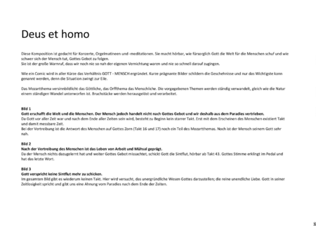 Hoffmann, Andreas Joseph: Carl Orff Competition 2019 Deus et homo [Carl Orff Competition 2019 God and Man] - Órgano>cPed:7