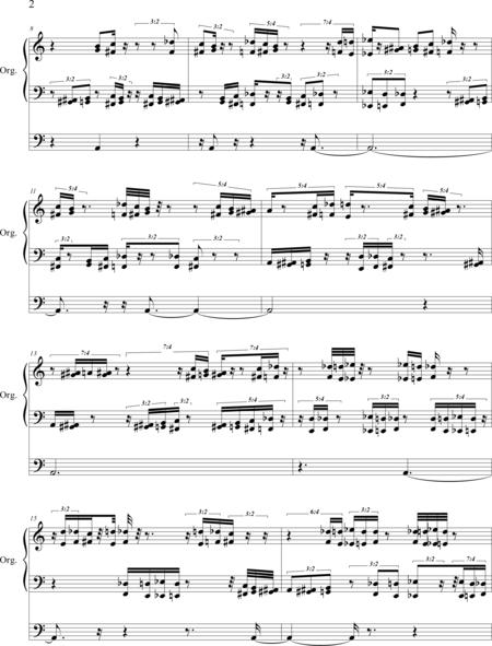 Mariño Fernández, Luis Alberto: Carl Orff Competition 2019 Visiones del Apocalipsis para Organo solo - Órgano>cPed:1