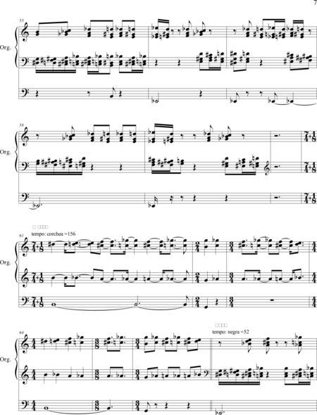 Mariño Fernández, Luis Alberto: Carl Orff Competition 2019 Visiones del Apocalipsis para Organo solo - Órgano>cPed:6