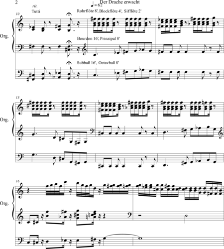Cagle, Chad: Carl Orff Competition 2019 Der Drache erwacht und fliegt - Organ>wped:1