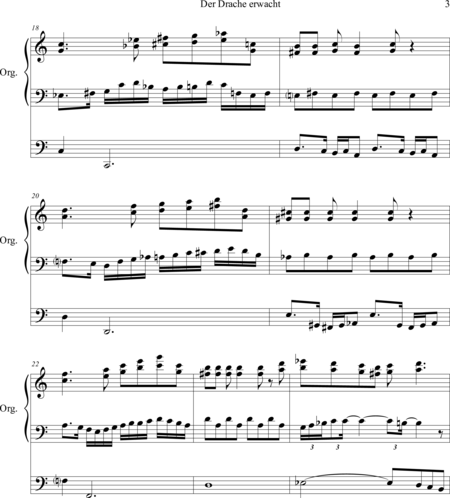 Cagle, Chad: Carl Orff Competition 2019 Der Drache erwacht und fliegt - Organ>wped:2