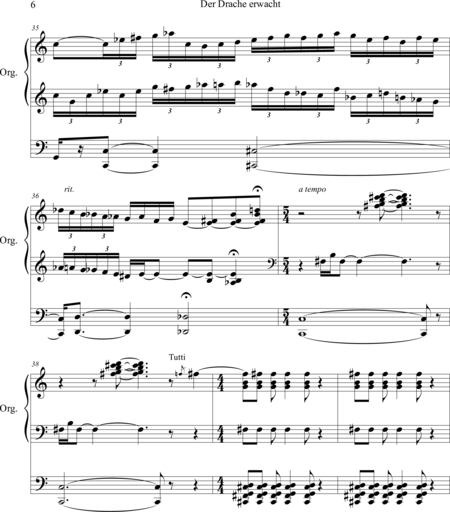Cagle, Chad: Carl Orff Competition 2019 Der Drache erwacht und fliegt - Organ>wped:5