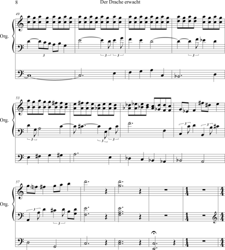 Cagle, Chad: Carl Orff Competition 2019 Der Drache erwacht und fliegt - Organ>wped:7