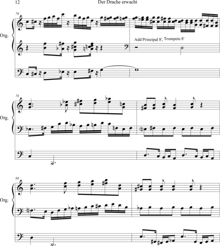 Cagle, Chad: Carl Orff Competition 2019 Der Drache erwacht und fliegt - Organ>wped:11