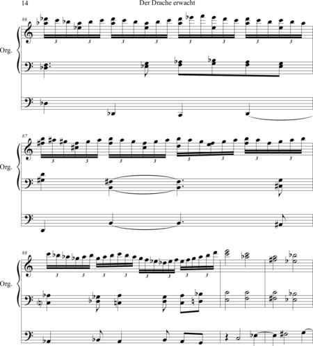 Cagle, Chad: Carl Orff Competition 2019 Der Drache erwacht und fliegt - Organ>wped:13