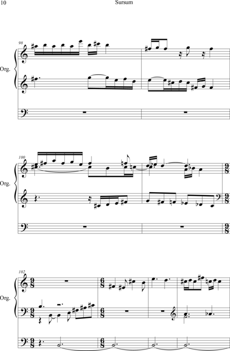 Vyrodova, Oksana: Carl Orff Competition 2019 Sursum (Up to...) - Órgano>cPed:9
