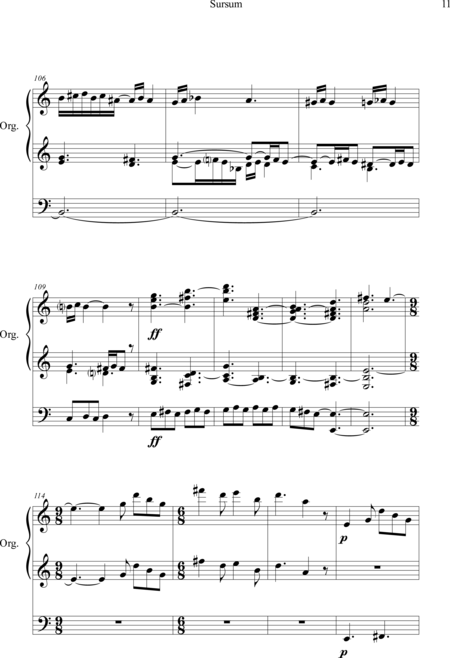 Vyrodova, Oksana: Carl Orff Competition 2019 Sursum (Up to...) - Órgano>cPed:10