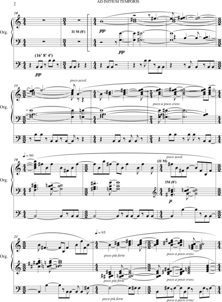 Apollonov, Pyotr: Carl Orff Competition 2019 AD INITIUMTEMPORIS - Órgano>cPed:1