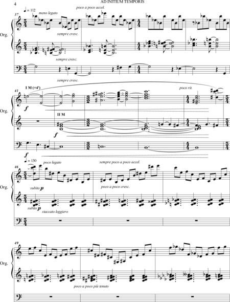 Apollonov, Pyotr: Carl Orff Competition 2019 AD INITIUMTEMPORIS - Órgano>cPed:3