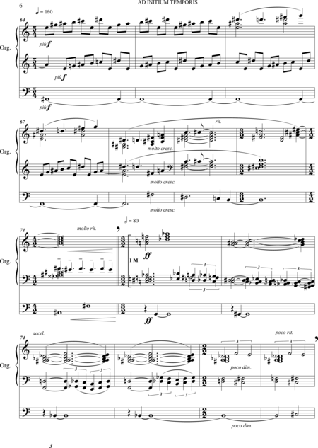 Apollonov, Pyotr: Carl Orff Competition 2019 AD INITIUMTEMPORIS - Órgano>cPed:5