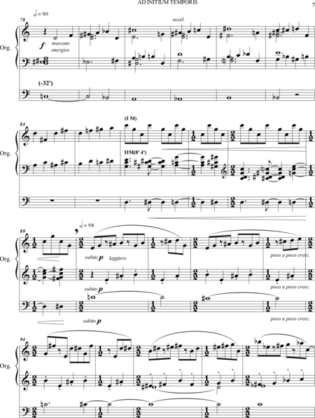 Apollonov, Pyotr: Carl Orff Competition 2019 AD INITIUMTEMPORIS - Órgano>cPed:6