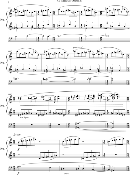 Apollonov, Pyotr: Carl Orff Competition 2019 AD INITIUMTEMPORIS - Órgano>cPed:7