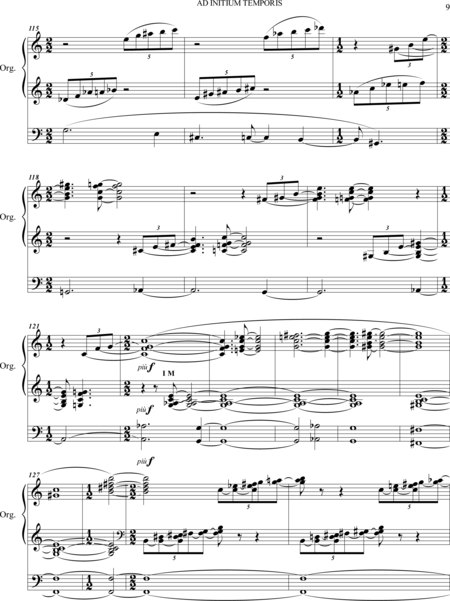 Apollonov, Pyotr: Carl Orff Competition 2019 AD INITIUMTEMPORIS - Órgano>cPed:8