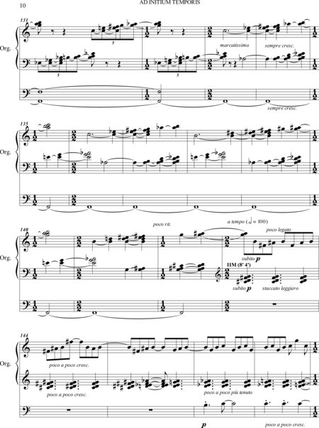Apollonov, Pyotr: Carl Orff Competition 2019 AD INITIUMTEMPORIS - Órgano>cPed:9