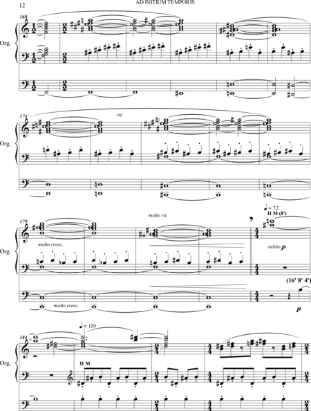 Apollonov, Pyotr: Carl Orff Competition 2019 AD INITIUMTEMPORIS - Órgano>cPed:11