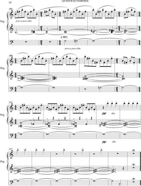 Apollonov, Pyotr: Carl Orff Competition 2019 AD INITIUMTEMPORIS - Órgano>cPed:13
