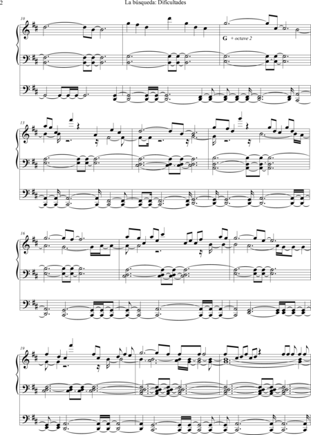 Carvajal, Juan: Carl Orff Competition 2019 La búsqueda: Dificultades [Carl Orff Competition 2019 - Organ>wped:1