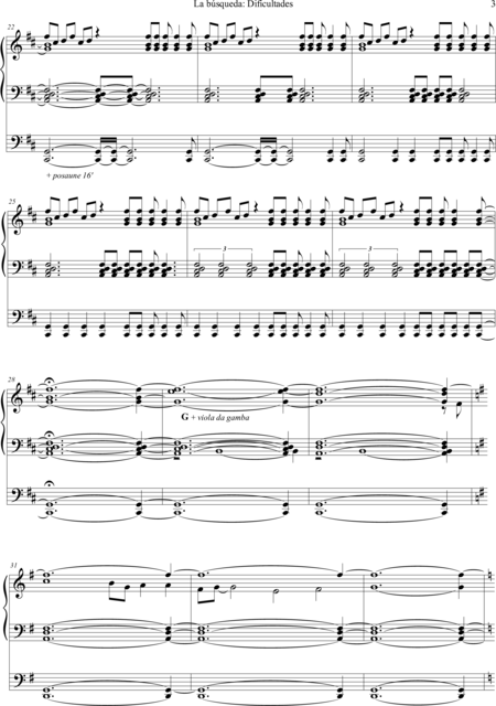 Carvajal, Juan: Carl Orff Competition 2019 La búsqueda: Dificultades [Carl Orff Competition 2019 - Organ>wped:2