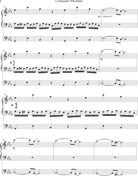 Carvajal, Juan: Carl Orff Competition 2019 La búsqueda: Dificultades [Carl Orff Competition 2019 - Organ>wped:5