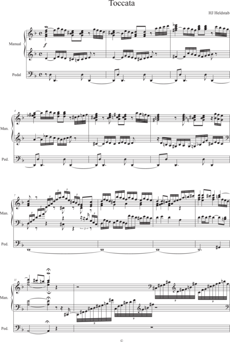 Heldstab, Hansjakob: Carl Orff Competition 2019 Toccata - Órgano>cPed:0
