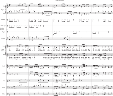 Giannoulis, Christos: Carl Orff Competition 2020 Kato sto yalo - Chor>SA+Bfl+[Xyl+Px]+[Vl2+Vla+Vc+Kb]:2