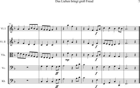 Ewadinger, Dorothea: Carl Orff Competition 2020 Das Lieben bringt groß Freud - Chor>S+Bfl+[Xyl2+Px]+[Vl2+Vla+Vc+Kb]:6