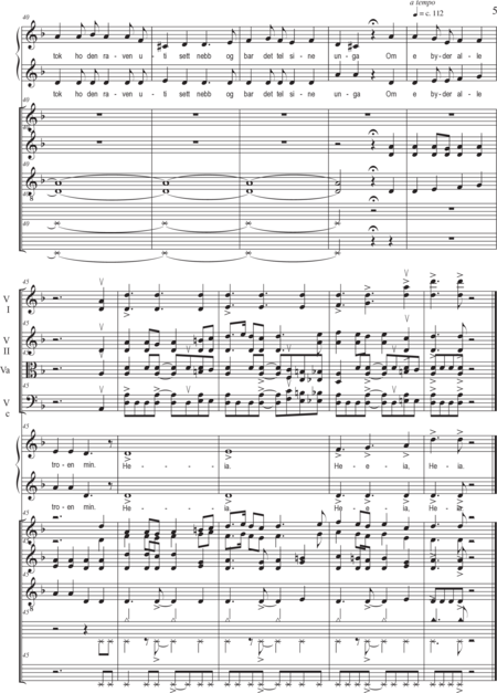 Leutert, Brita Falch: Carl Orff Competition 2020 Sjursveinvisa - Chor>S+Bfl+[Xyl3+Px]+[Vl2+Vla+Vc+Kb]:4