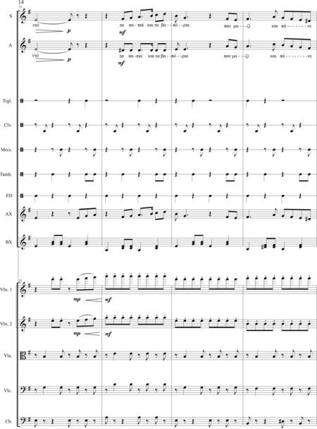 Papaevaggellou, Ioannis: Carl Orff Competition 2020 ΜΑΓΙΣΣΑΚΙ - The Little Witch - Chor>S+Bfl+[Xyl2+Px]+[Vl2+Vla+Vc+Kb]:13