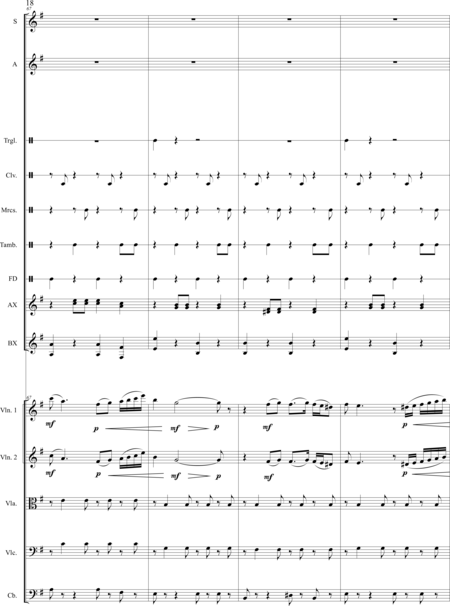 Papaevaggellou, Ioannis: Carl Orff Competition 2020 ΜΑΓΙΣΣΑΚΙ - The Little Witch - Chor>S+Bfl+[Xyl2+Px]+[Vl2+Vla+Vc+Kb]:17