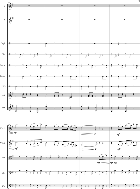 Papaevaggellou, Ioannis: Carl Orff Competition 2020 ΜΑΓΙΣΣΑΚΙ - The Little Witch - Chor>S+Bfl+[Xyl2+Px]+[Vl2+Vla+Vc+Kb]:18