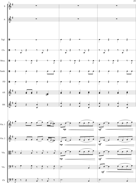 Papaevaggellou, Ioannis: Carl Orff Competition 2020 ΜΑΓΙΣΣΑΚΙ - The Little Witch - Chor>S+Bfl+[Xyl2+Px]+[Vl2+Vla+Vc+Kb]:20