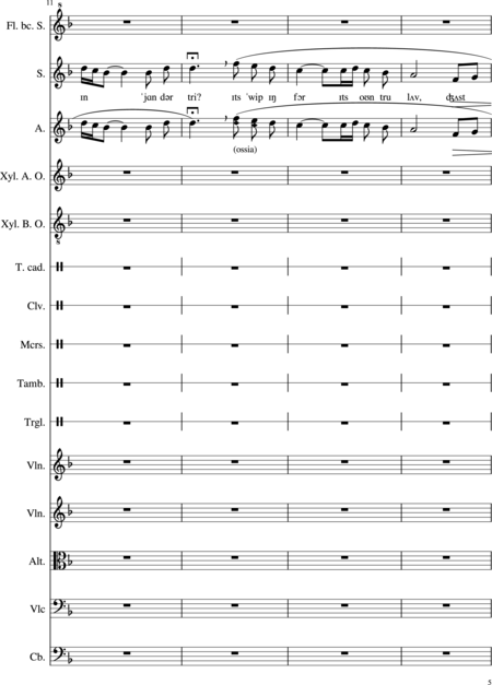 Duryee, Alissa: Carl Orff Competition 2020 Have You Seen That Turtle Dove - Chor>SS+Bfl+[Xyl2+Px]+[Vl2+Vla+Vc+Kb]:4