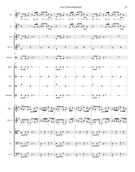 Colmenarez Aguilar, Douglas: Carl Orff Competition 2020 Los Chimichimitos - Chor>SS+Bfl+[Xyl2+Px]+[Vl2+Vla+Vc+Kb]:14