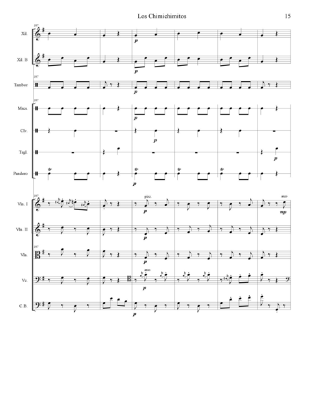 Colmenarez Aguilar, Douglas: Carl Orff Competition 2020 Los Chimichimitos - Chor>SS+Bfl+[Xyl2+Px]+[Vl2+Vla+Vc+Kb]:16