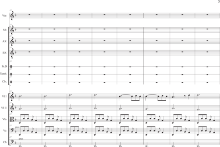 Bayat, Mani: Carl Orff Competition 2020 Gole Pamchal - Choir>S+Rec+[Xyl2+Perc]+[Vln2+Vla+Vlc+Db]:4