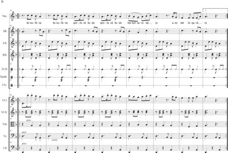 Bayat, Mani: Carl Orff Competition 2020 Gole Pamchal - Choir>S+Rec+[Xyl2+Perc]+[Vln2+Vla+Vlc+Db]:5