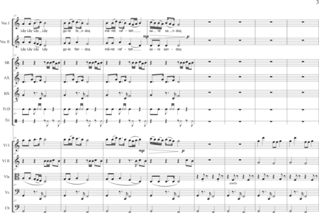 Kimiavi, Nastaran: Carl Orff Competition 2020 Lalayi - Chor>SS+Bfl+[Xyl2+Px]+[Vl2+Vla+Vc+Kb]:2